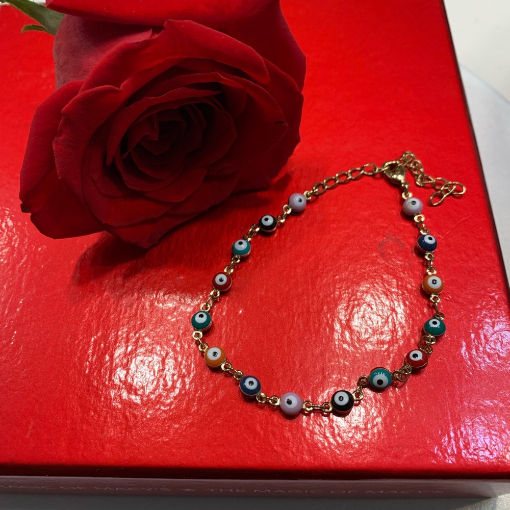 New Eye gold colorful bracelet .